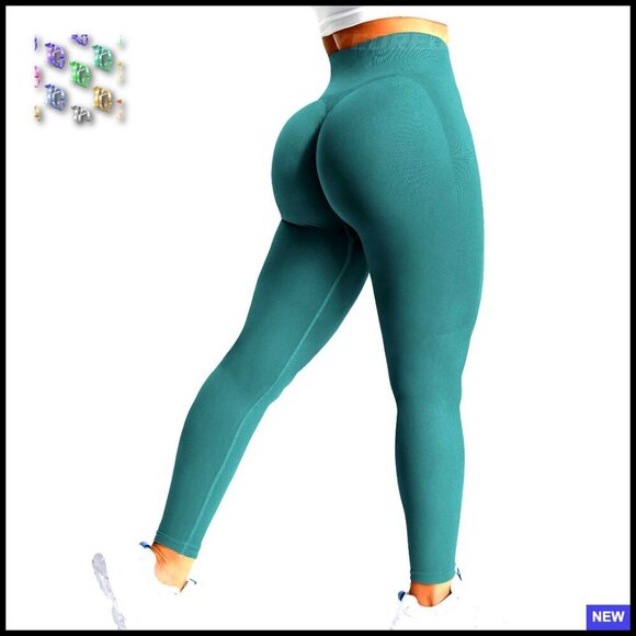 Pants - Seamless Scrunch Butt Lifting Leggings High Waisted Gym Yoga Activewear